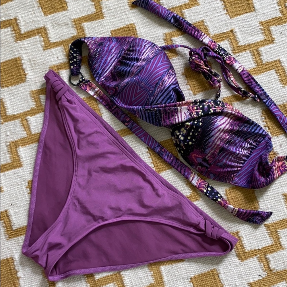 Funky purple bikini